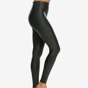 Spanx Faux leather High-Waisted Black Leggings